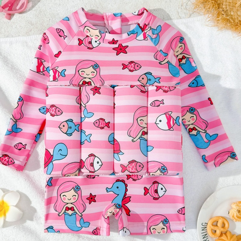 Baby Swimwear Uv - Jongens meisjes zwemkleding lange mouw UV