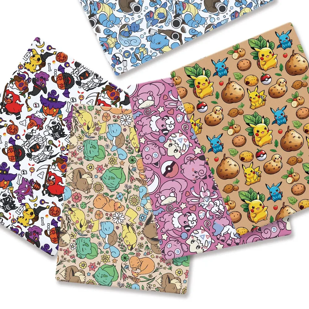 Baby Clothing In Japan - Pokemon Cartoon Fabric140*50cm Handgemaakte Naaien Patchwork