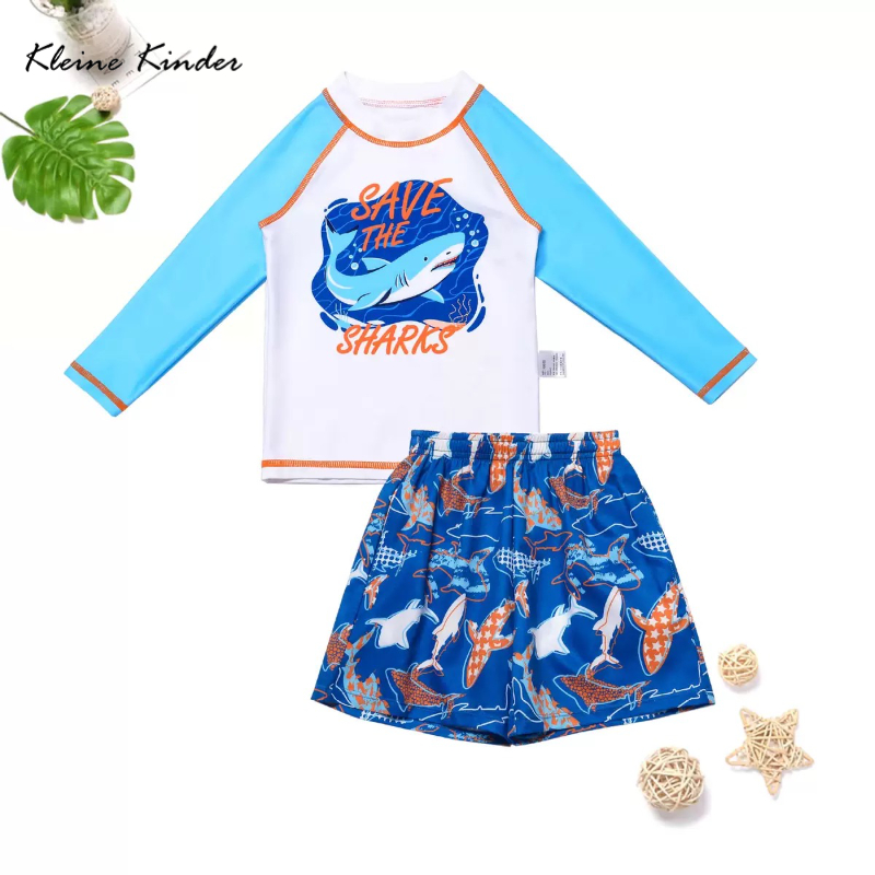 Baby Swimwear Uv - Jongensbadpak Anti-UV Kinderzwemkleding voor jongens Lange