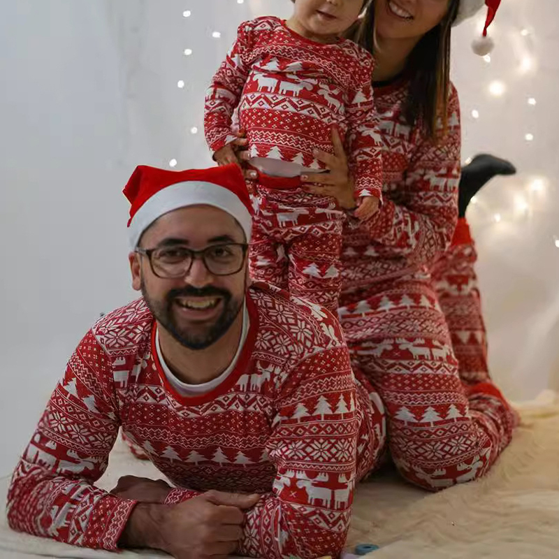 Baby Xmas Clothing - Kerst Familie Pyjama Moeder Vader Kinderen