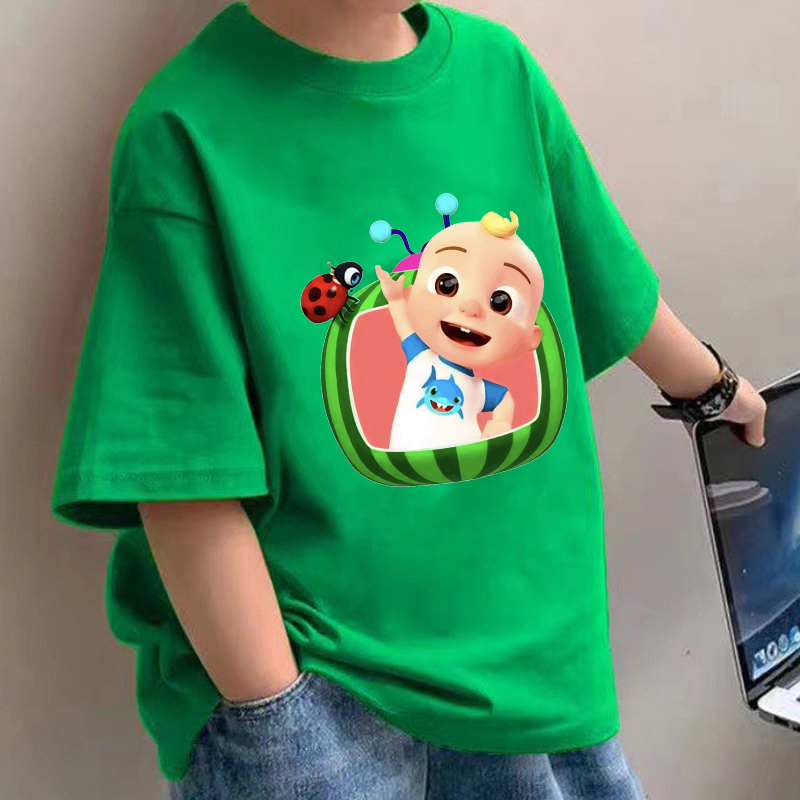 Baby Clothing For Summer - Cocomelons Baby T-shirts Anime Katoen Korte