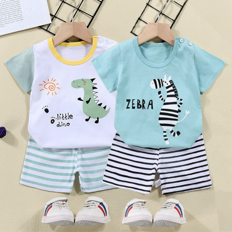 Katoen Tees + Shorts 2-delige  - Baby Clothing For Summer recensie en prijs