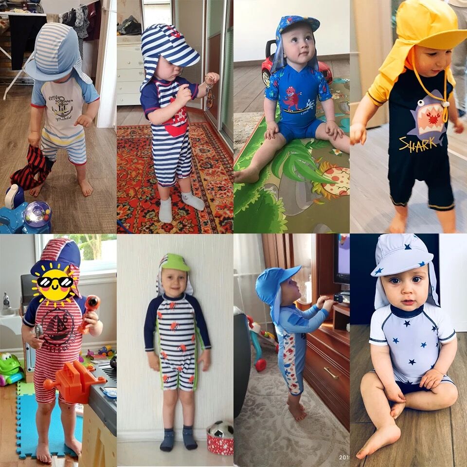Badpak Baby Boy UPF50 + Baby P - Baby Swimwear Uv recensie en prijs